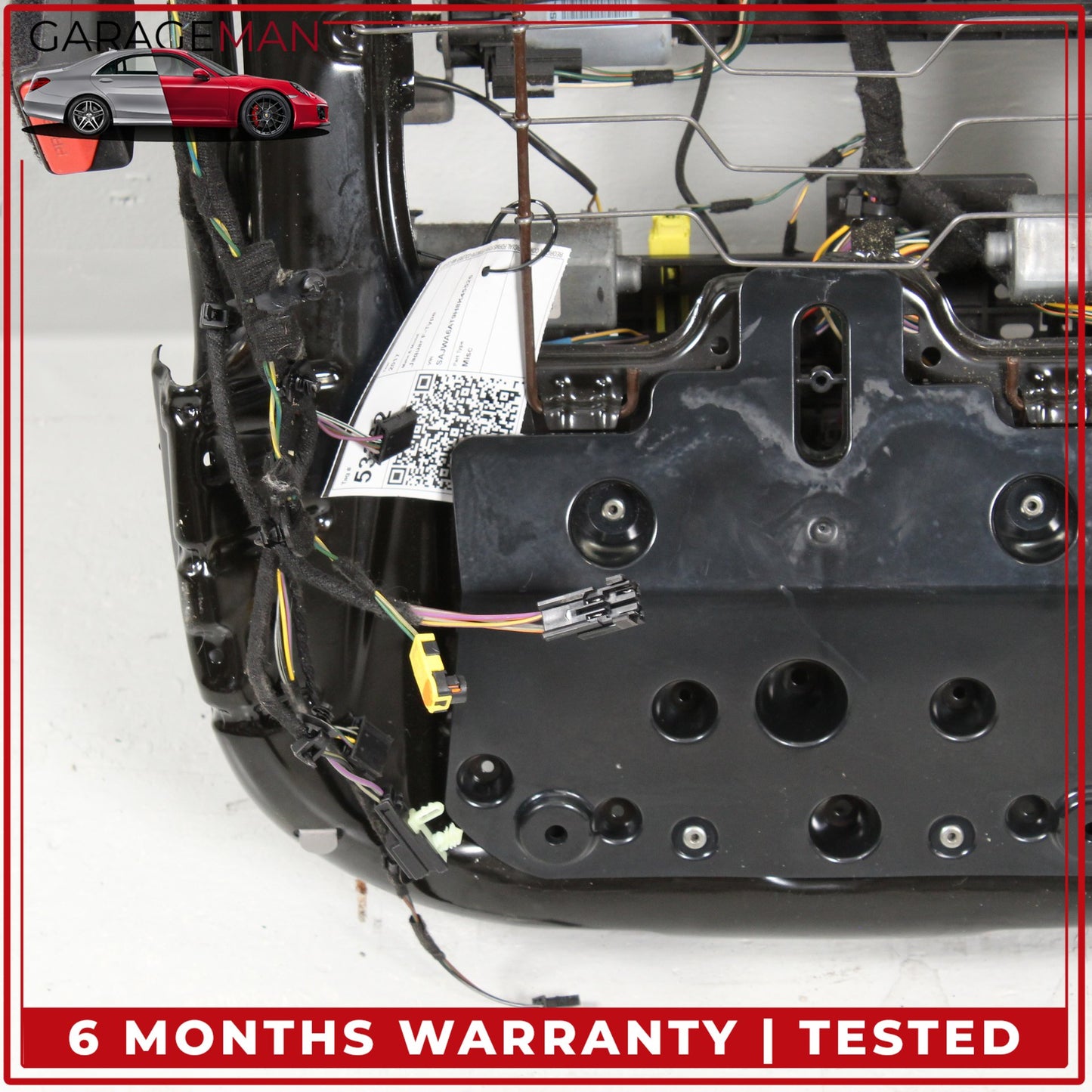 2014-2019 Jaguar F-Type X152 Front Left Side Seat Track Frame Rail w/ Motors OEM