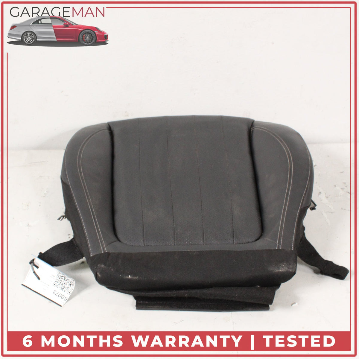 2017-2023 Mercedes W213 E300 Front Right Lower Bottom Seat Cushion Black OEM
