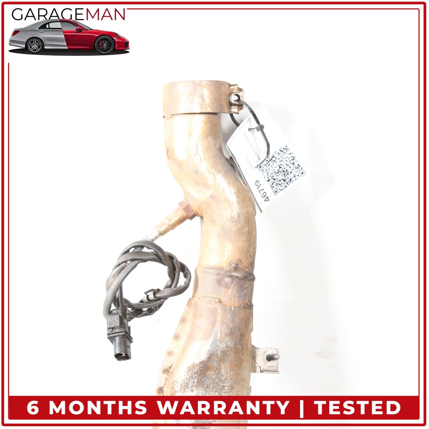 2014-2018 BMW 328d Diesel Center Exhaust Muffler Resonator Pipe 8583372