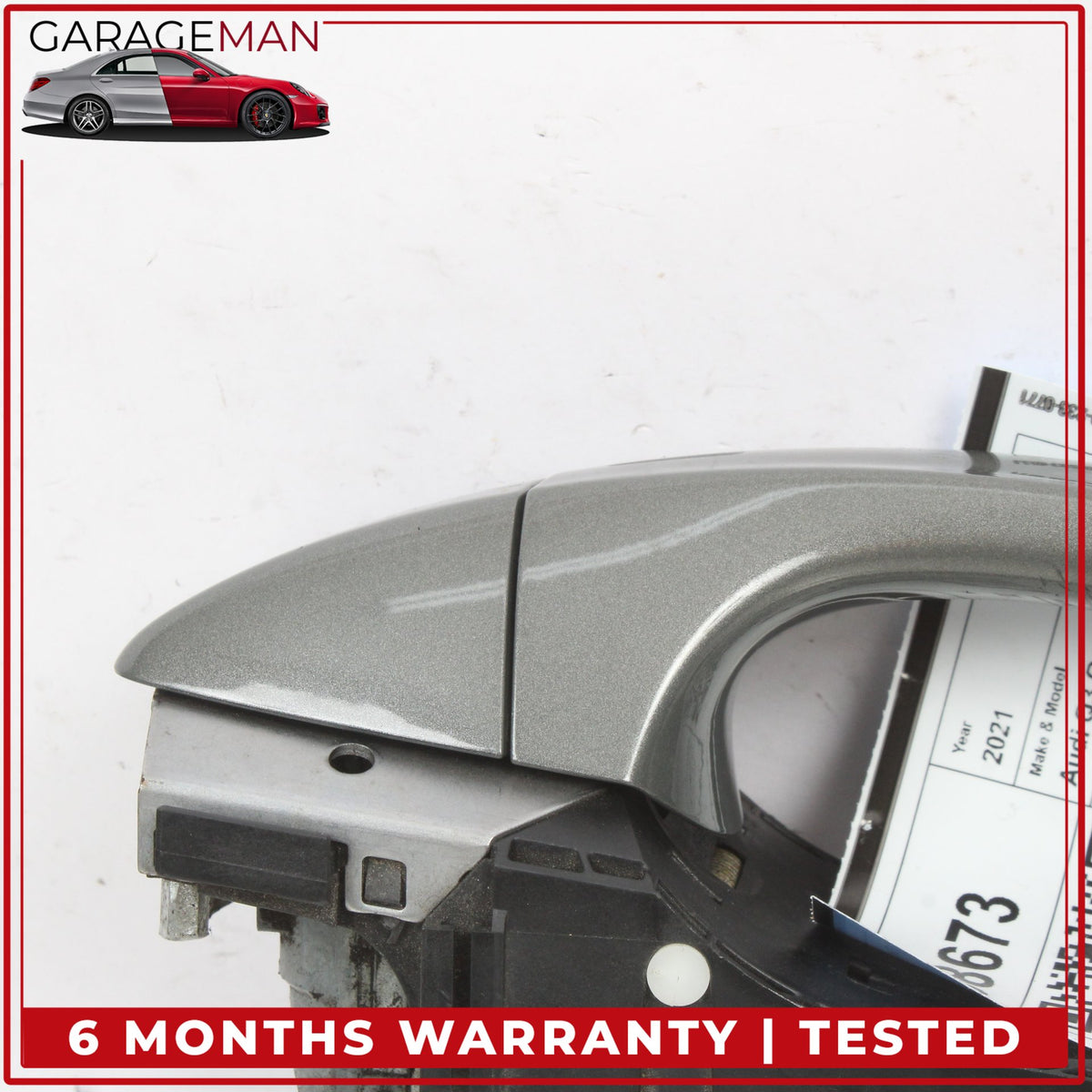 2019-2025 Audi Q3 Front Left Driver Side Exterior Door Handle Gray Metallic OEM