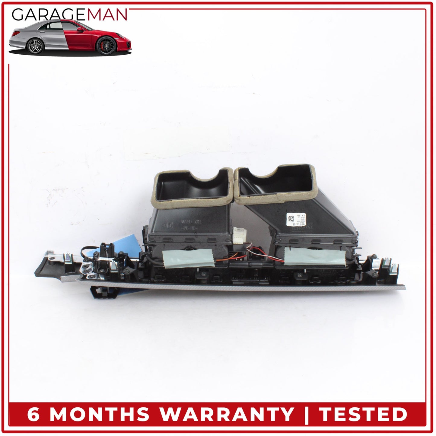 2012-2019 BMW 650i Front Dash Center AC Air Vent Trim w/ Engine Start Button OEM