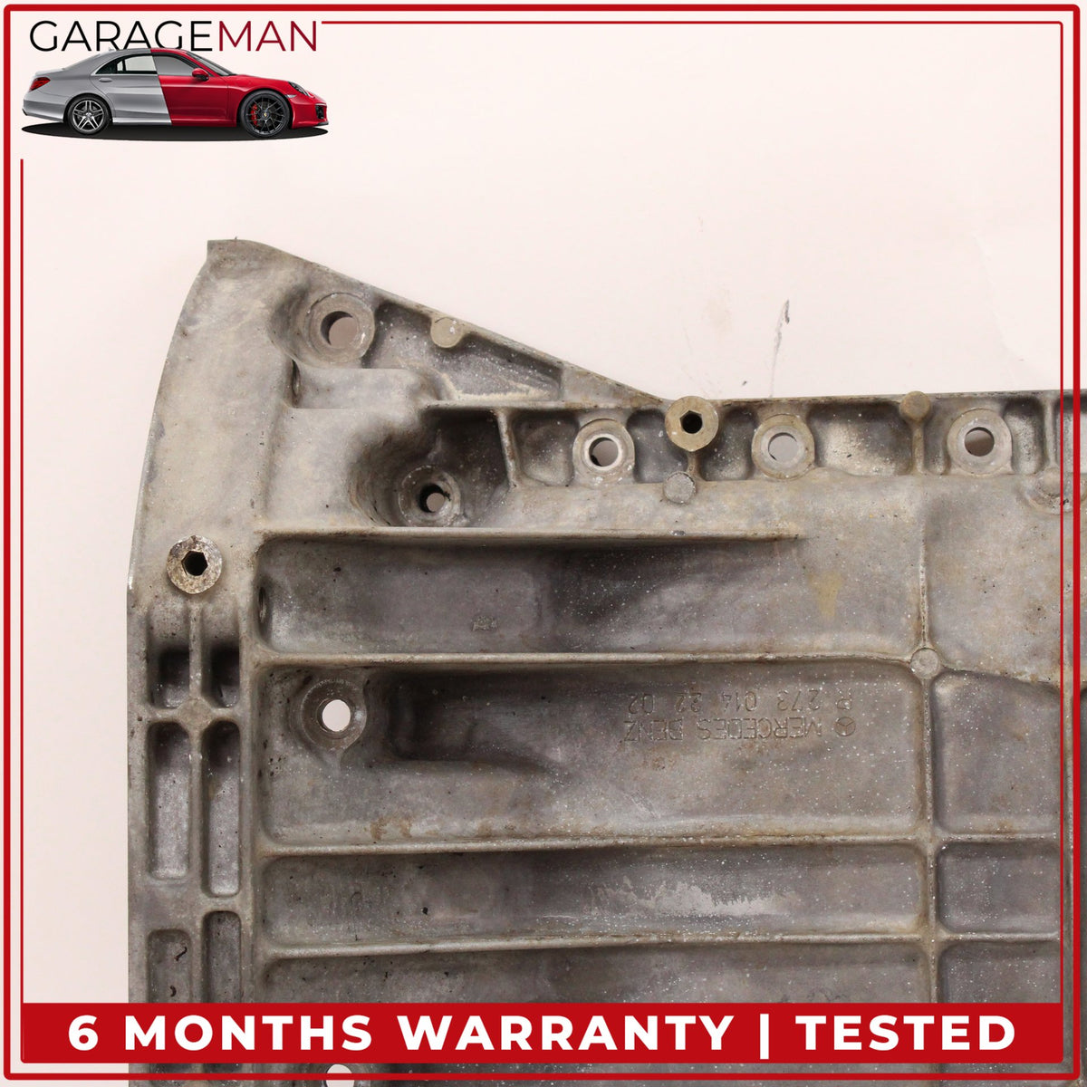 2007-2011 Mercedes W221 S550 CL550 Upper Engine Oil Pan 2730142202 OEM