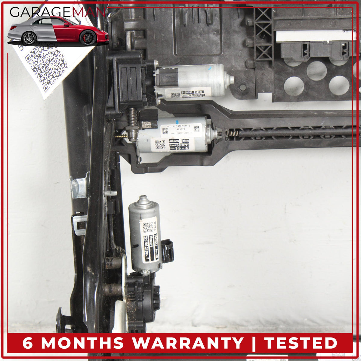 2019-2025 BMW M340i G20 Front Left Side Seat Track Rail Frame w/ Motors OEM