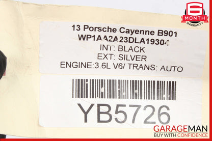 2011-2018 Porsche Cayenne 958 Front Left Driver Side Seat Belt Black OEM
