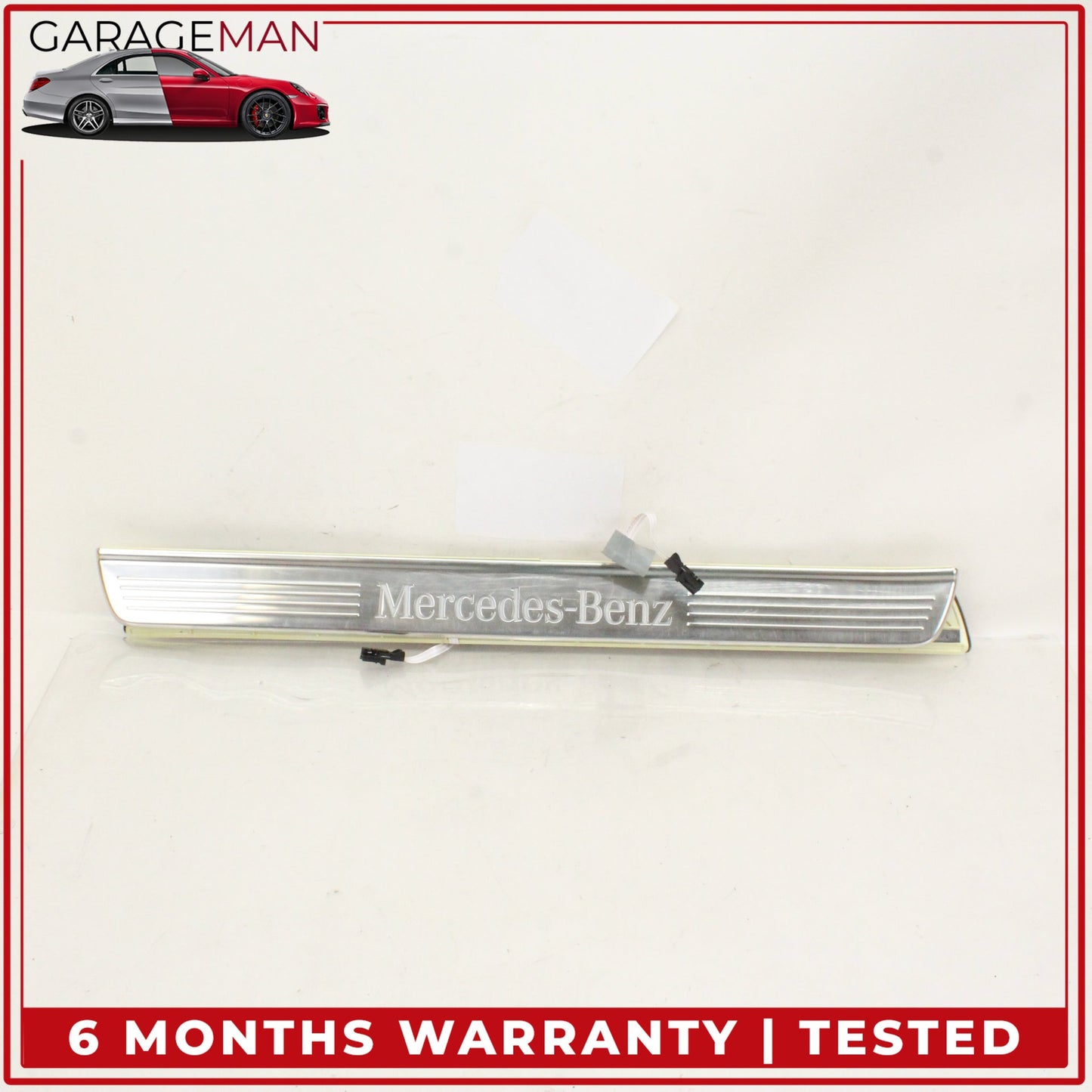 2014-2020 Mercedes W222 S550e Front and Rear Illuminated Door Step Sill Set OEM
