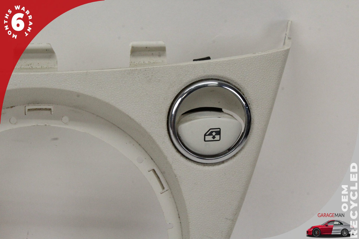 2012-2019 Fiat 500e Front Center Console Shifter Trim w/ Window Switch OEM