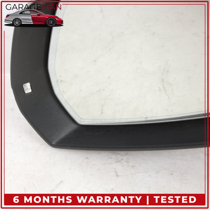 2017-2019 Audi Q7 Front Left Door Rear View Mirror w/ Camera Silver Metallic OEM