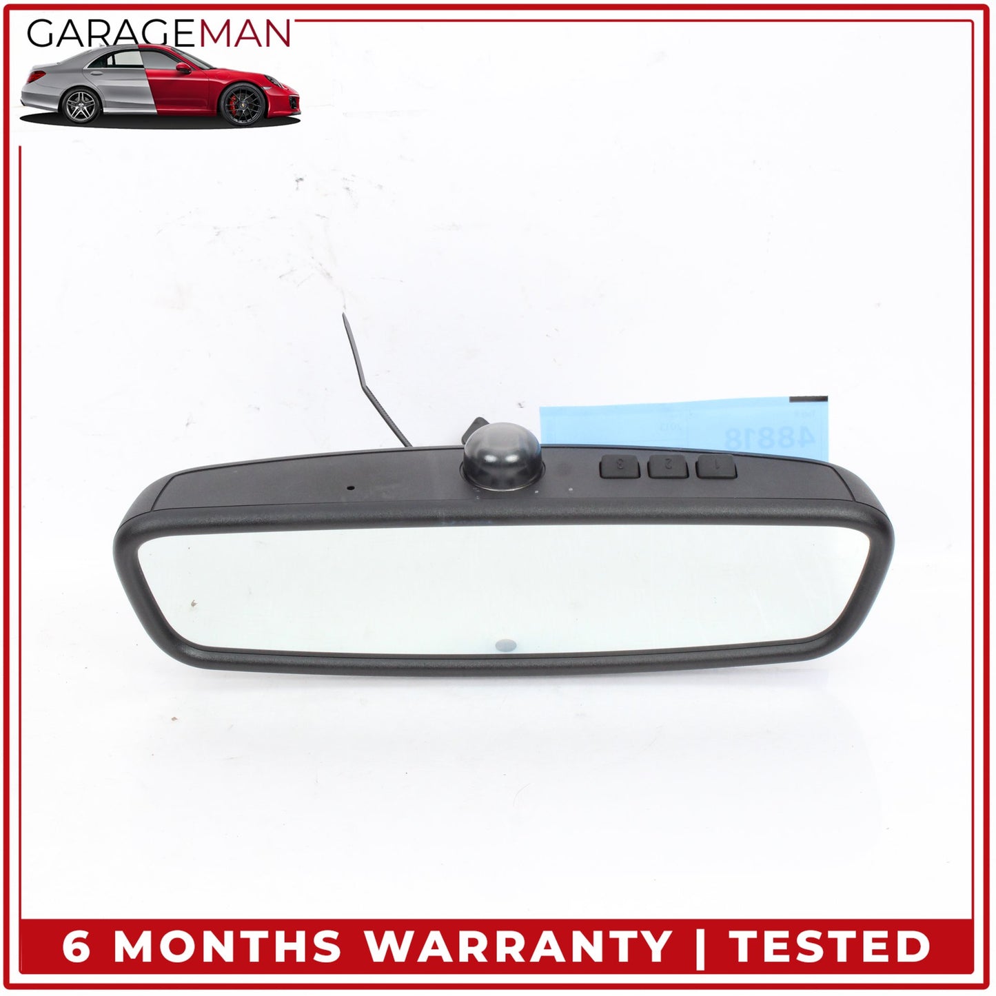 2012-2019 BMW 650i 640i F06 Front Upper Windshield Auto Dim Rear View Mirror OEM