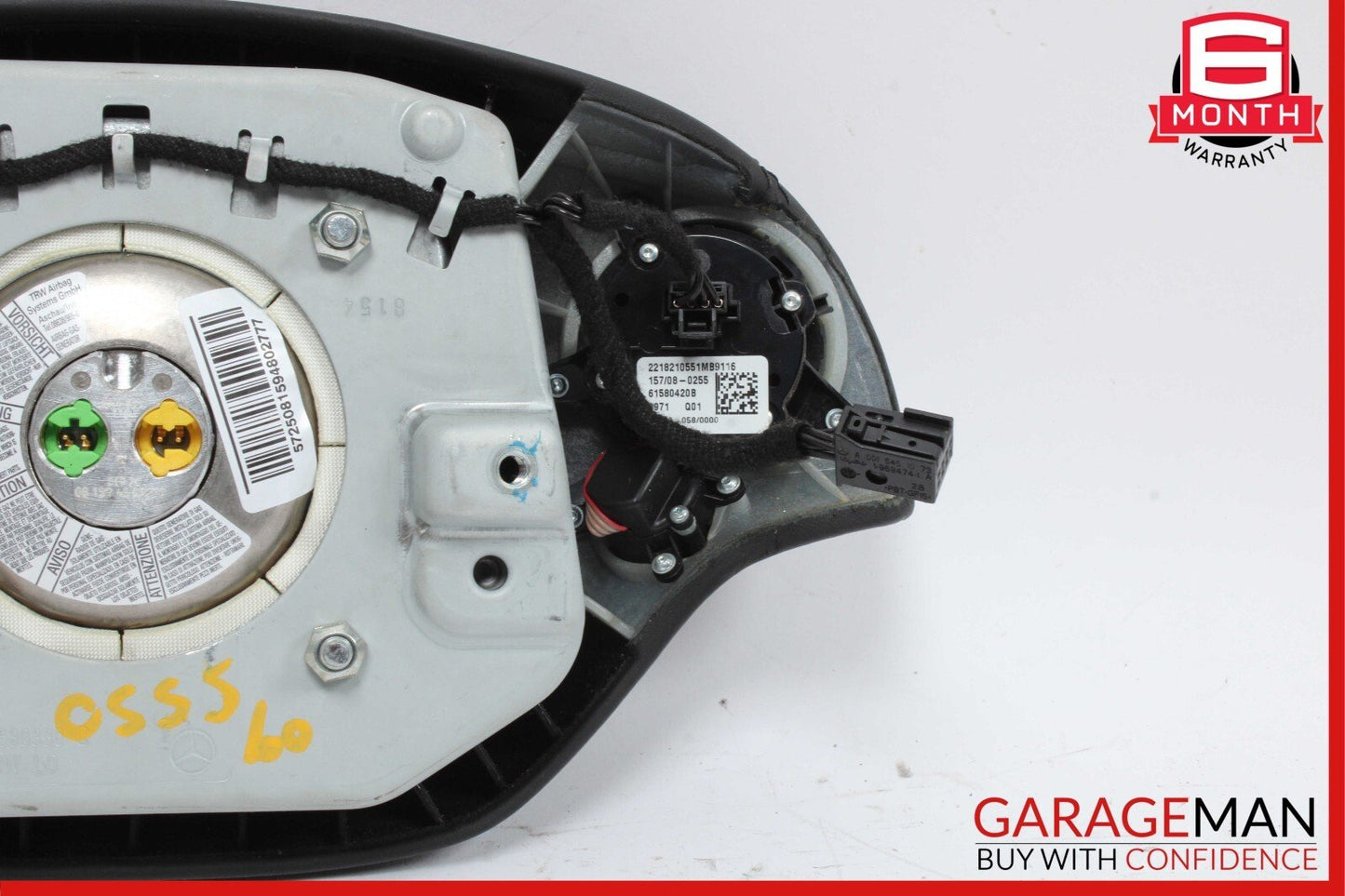 07-10 Mercedes W221 S450 S550 CL550 Steering Wheel Airbag Air Bag Assy