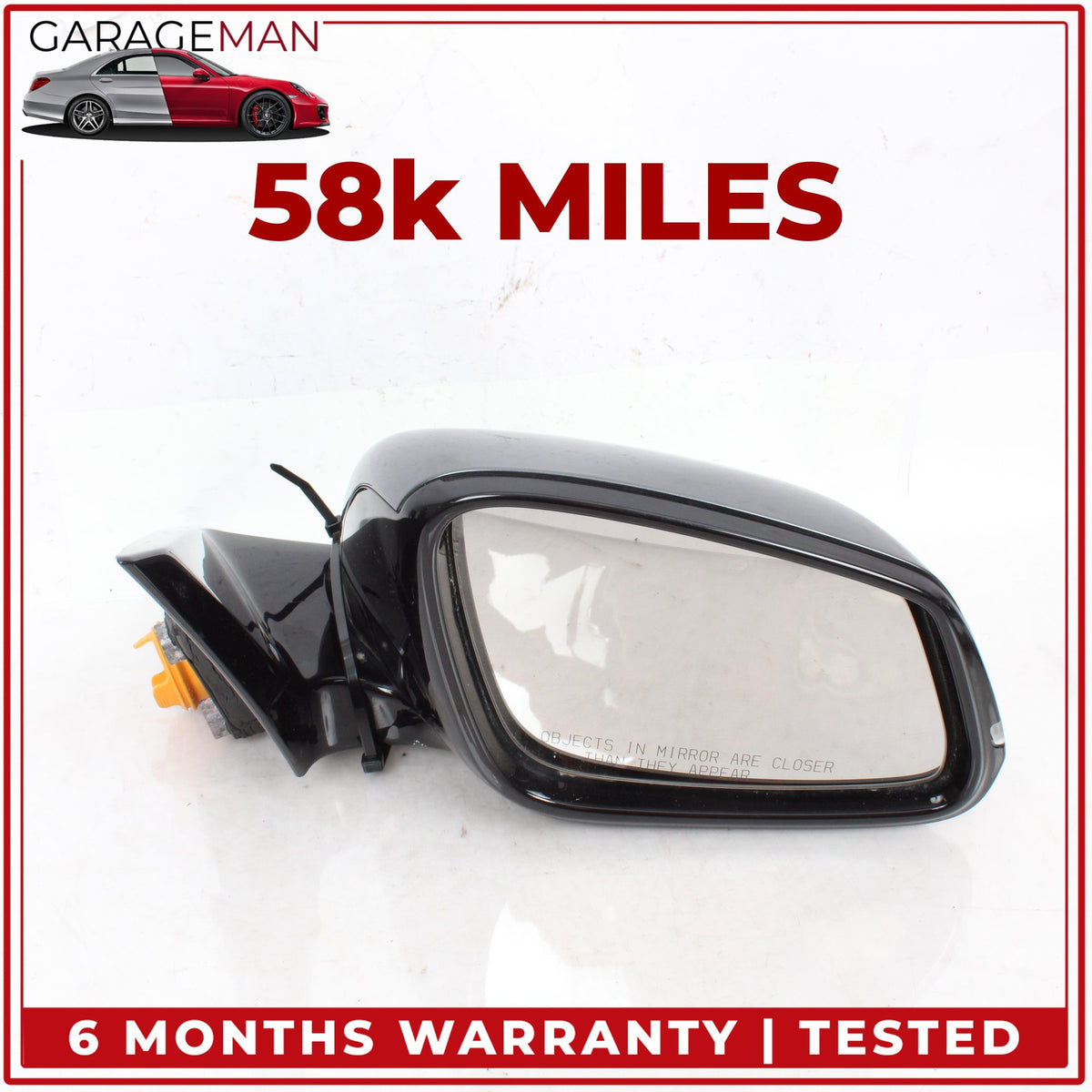 2014-2020 BMW 430i Front Right Side Door Rear View Mirror Gray Metallic OEM