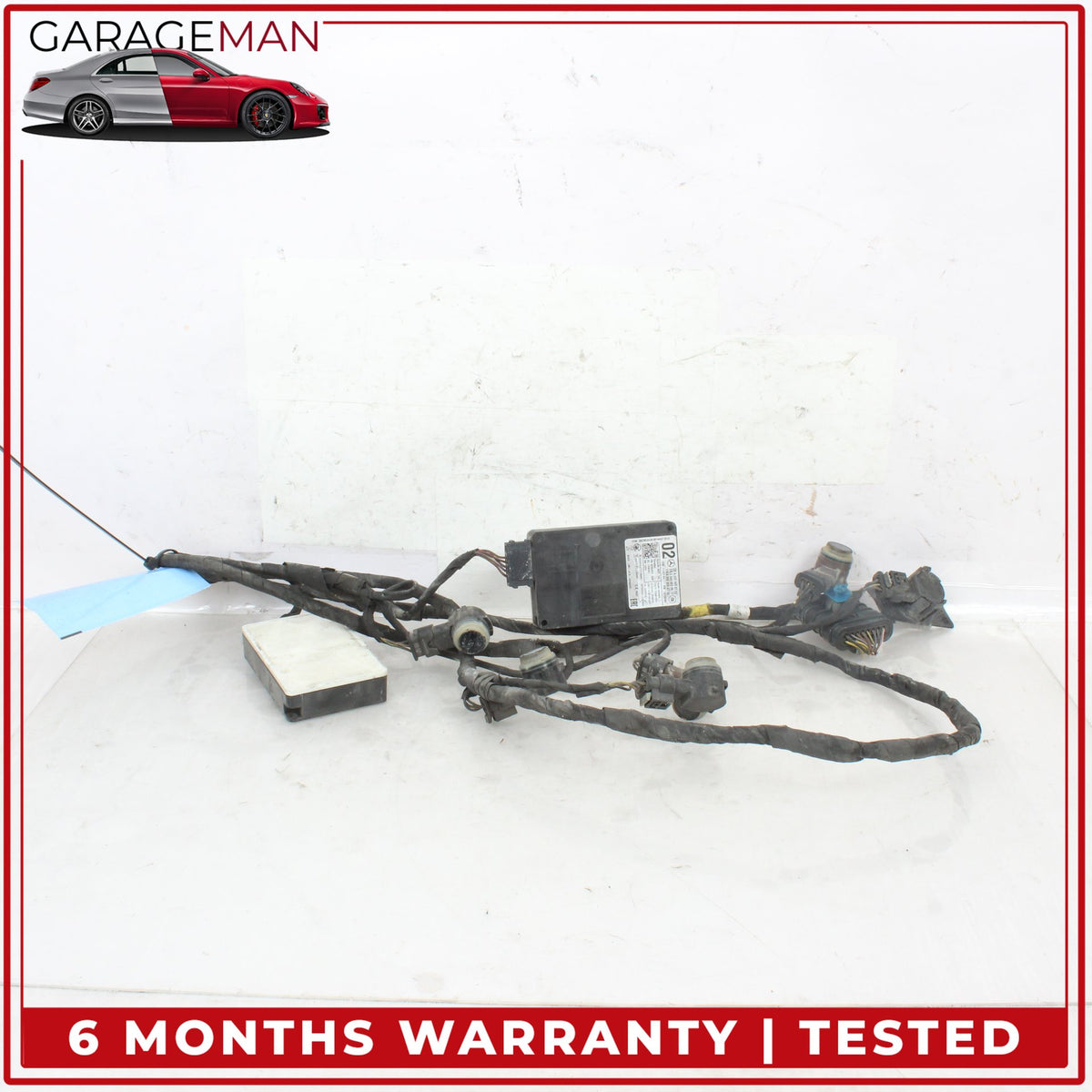 2014-2016 Mercedes W212 E400 Front Bumper Parking Sensor Wire Harness Assy OEM