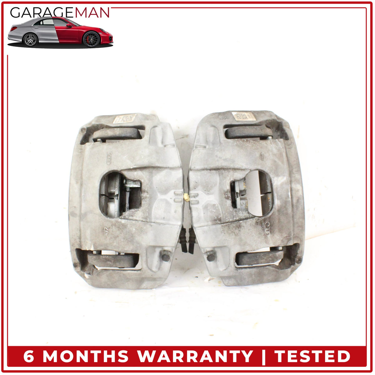 2012-2018 Audi A6 Front Left and Front Right Side Brake Caliper Set 4G05BQ OEM