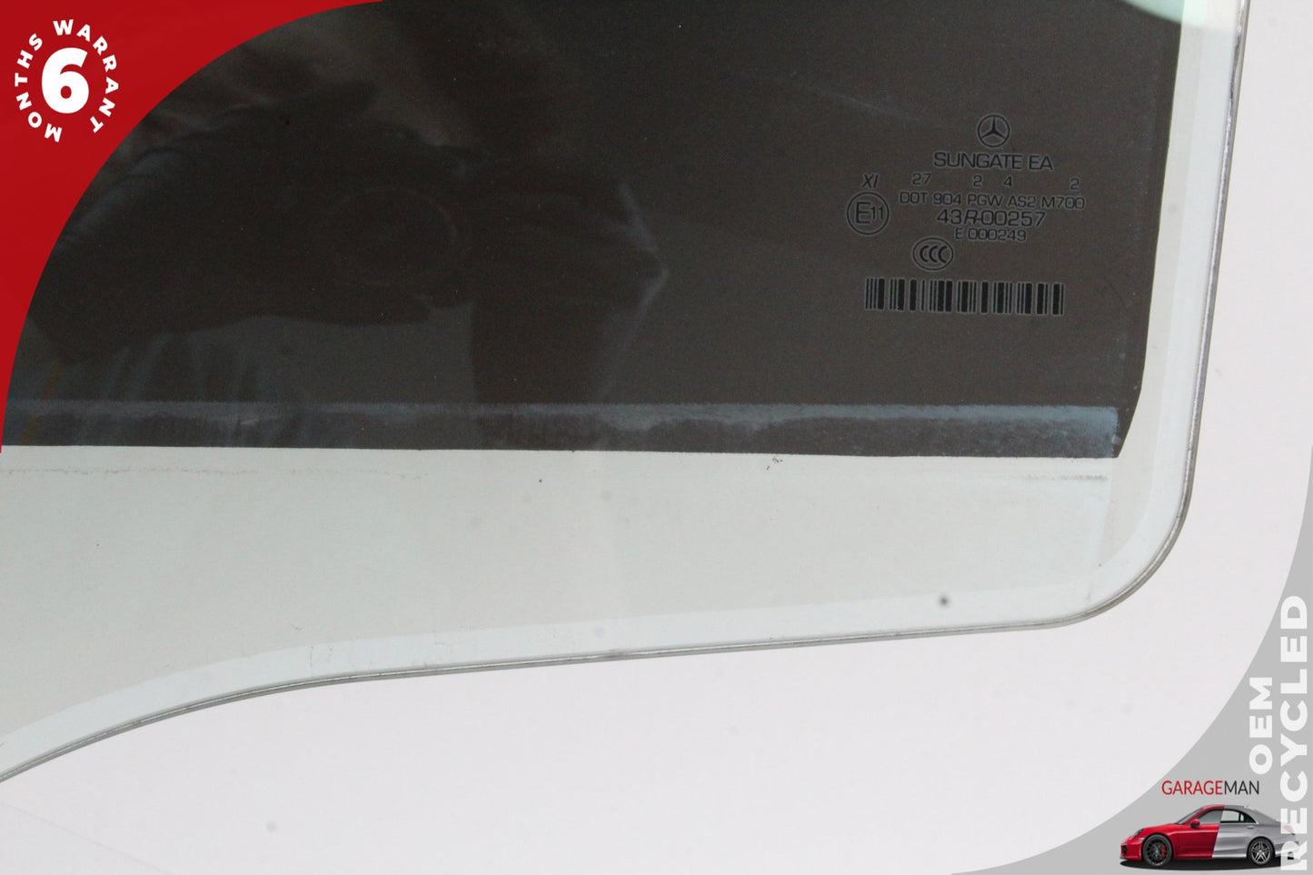 2007-2013 Mercedes W221 S550 S400 Rear Left Driver Side Door Window Glass OEM