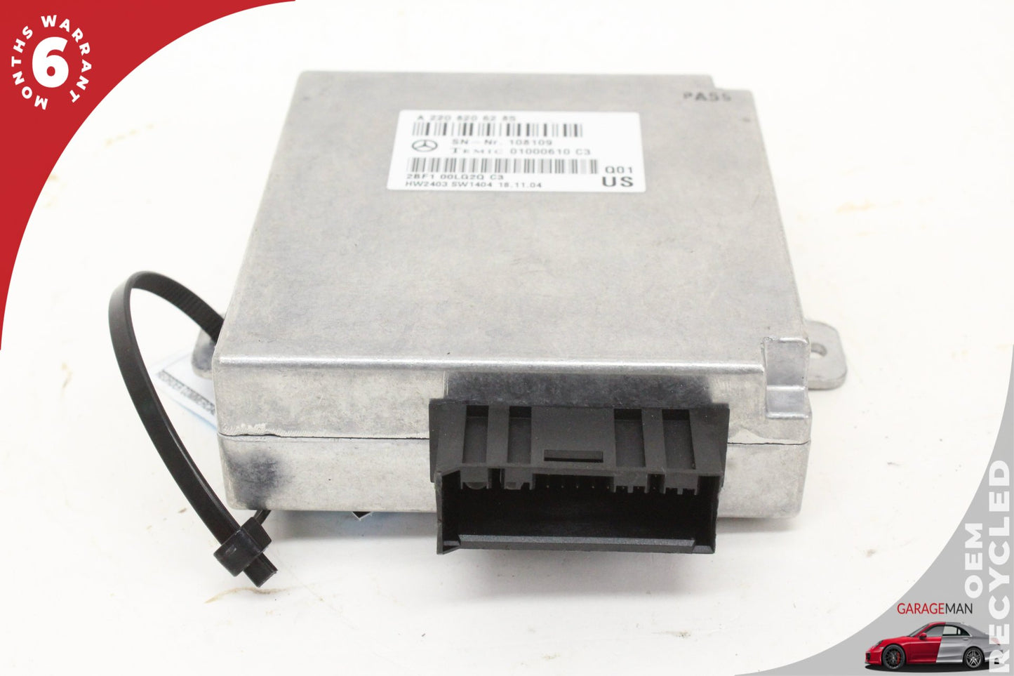 03-06 Mercedes-Benz SL500 R230 Voice Control Module 2208206285 Genuine