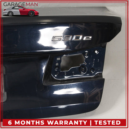 2017-2023 BMW 530e G30 Rear Trunk Lid Panel Assembly Imperial Blue Metallic OEM