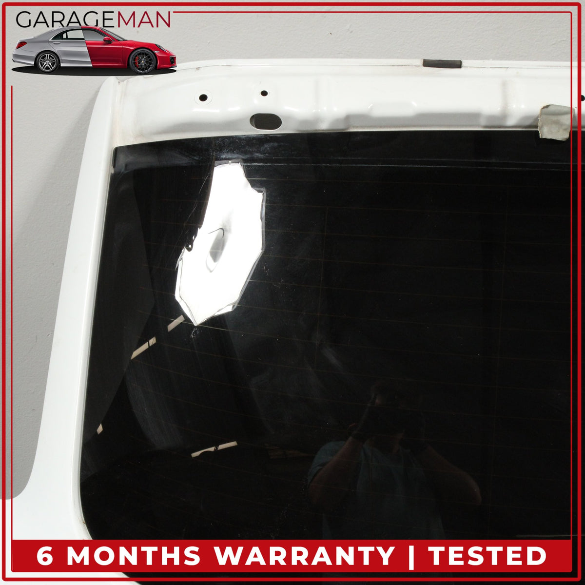 2007-2015 Audi Q7 4L Rear Trunk Lid Panel Assembly Glacier White Metallic OEM