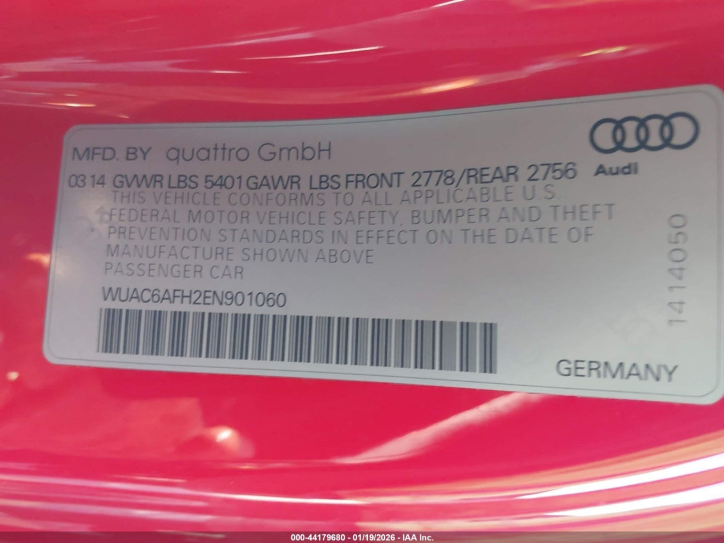 2014 Audi RS5 8T