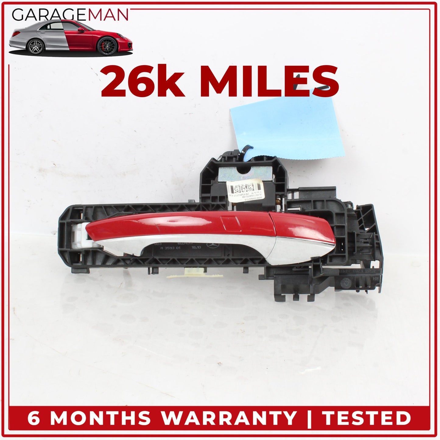 2010-2017 Mercedes C207 E400 Coupe Front Right Side Exterior Door Handle Red OEM