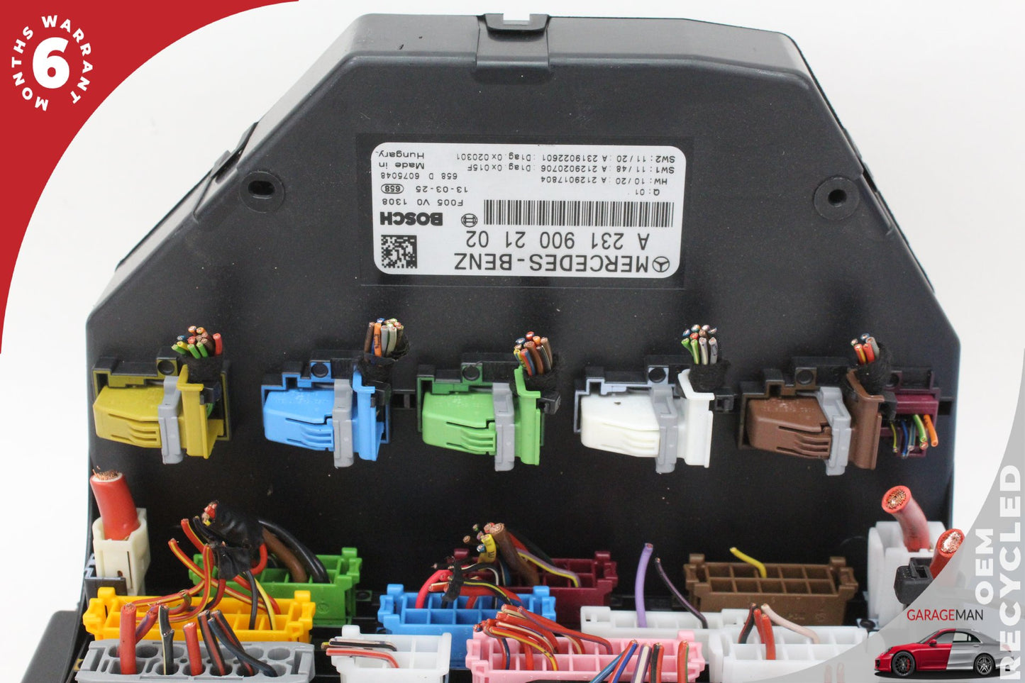 13-20 Mercedes-Benz SL500 R231 Convertible Front Under Hood Fuse Box Module 2319002102