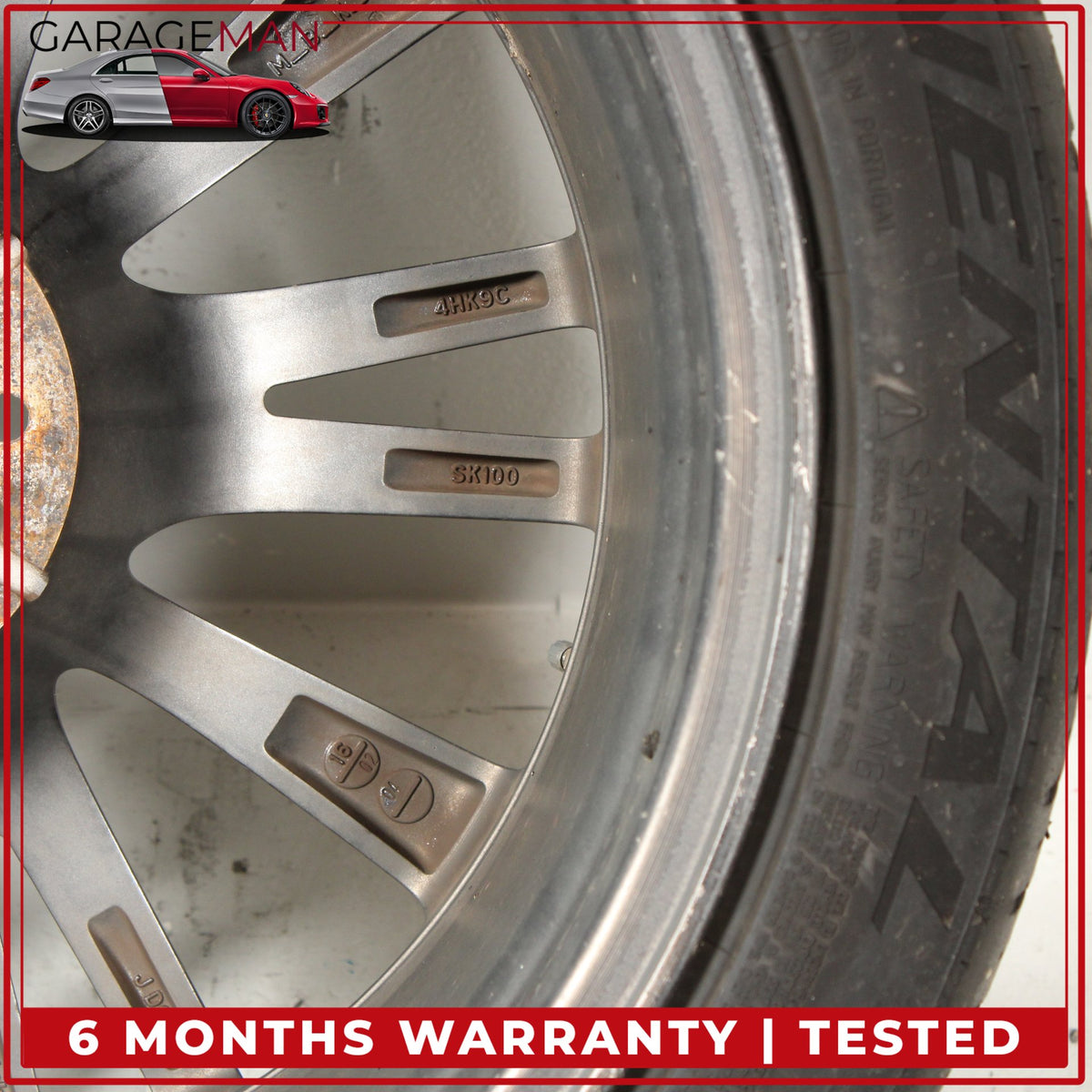 2014-2024 Infiniti Q50 V37 Front or Rear Wheel Rim w/ Tire 9Jx19 D0C004HK9C OEM