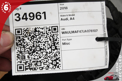 2017-2020 Audi A4 FWD 2.0L Engine Motor 60904 Miles OEM