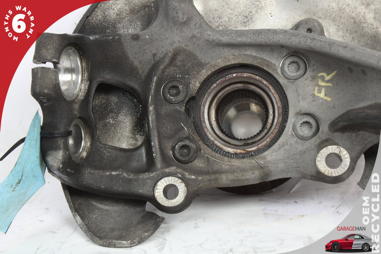 2009-2018 Audi A6 C7 AWD Front Right Spindle Knuckle Wheel Hub 4G0407242 OEM