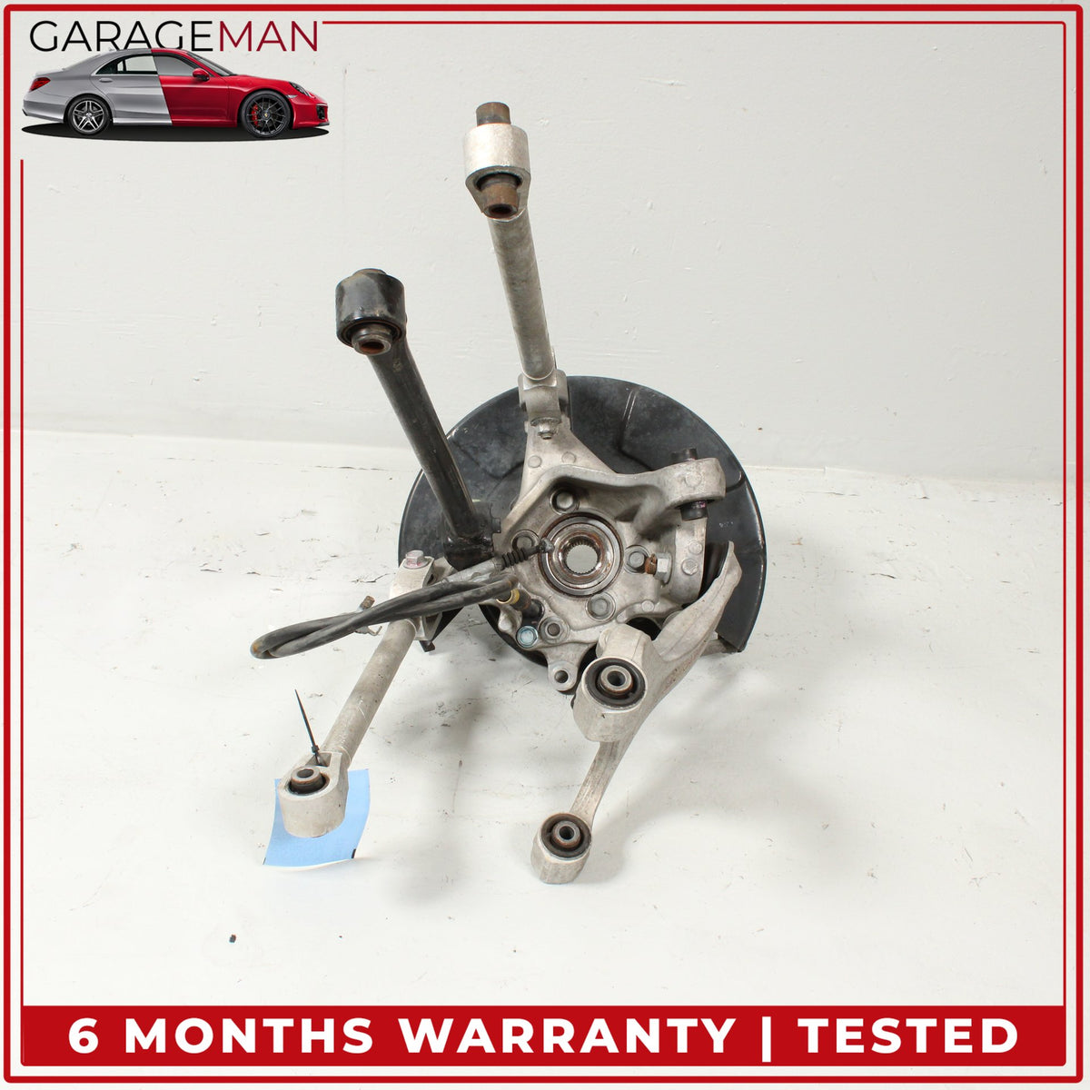 2014-2024 Infiniti Q50 V37 4WD Rear Left Spindle Knuckle Wheel Hub w/ Arms OEM