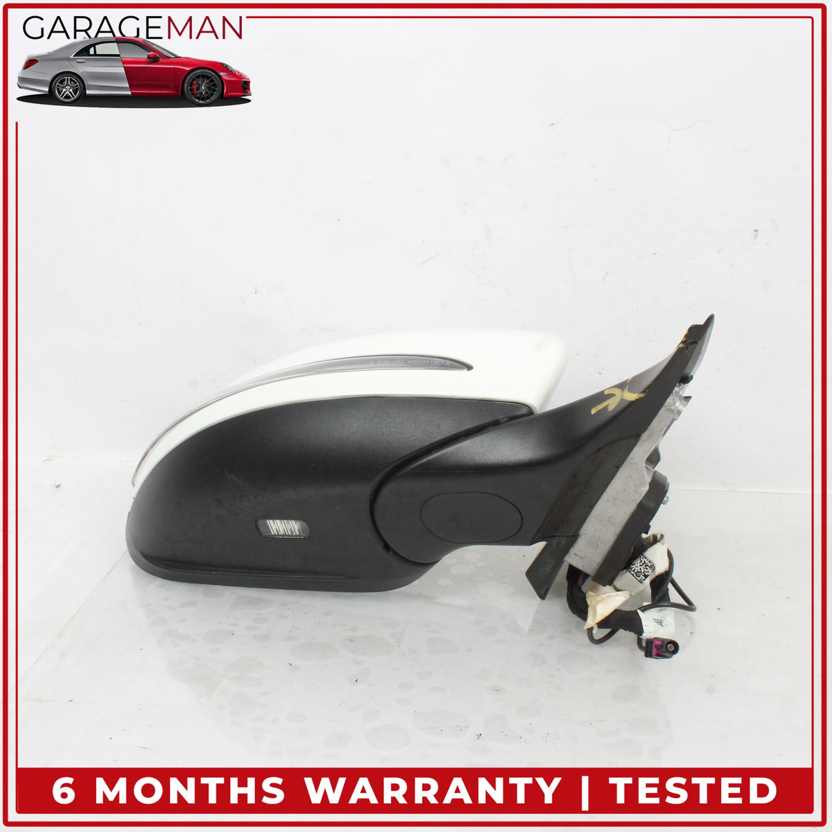 2015-2016 Mercedes W205 C300 Front Right Door Rear View Mirror w/ Blind Spot OEM