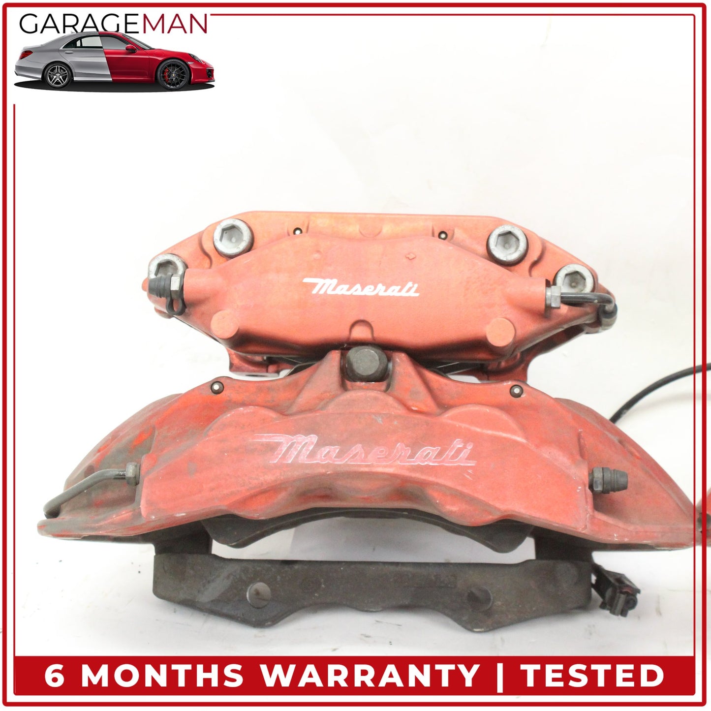 2008-2019 Maserati GranTurismo Front Left and Right Brake Caliper Set Brembo OEM