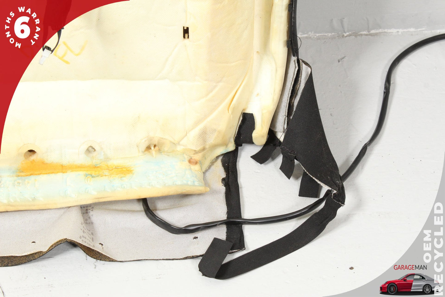 11-13 BMW 550i F10 Sedan Front Left Upper Seat Cushion 52107249958