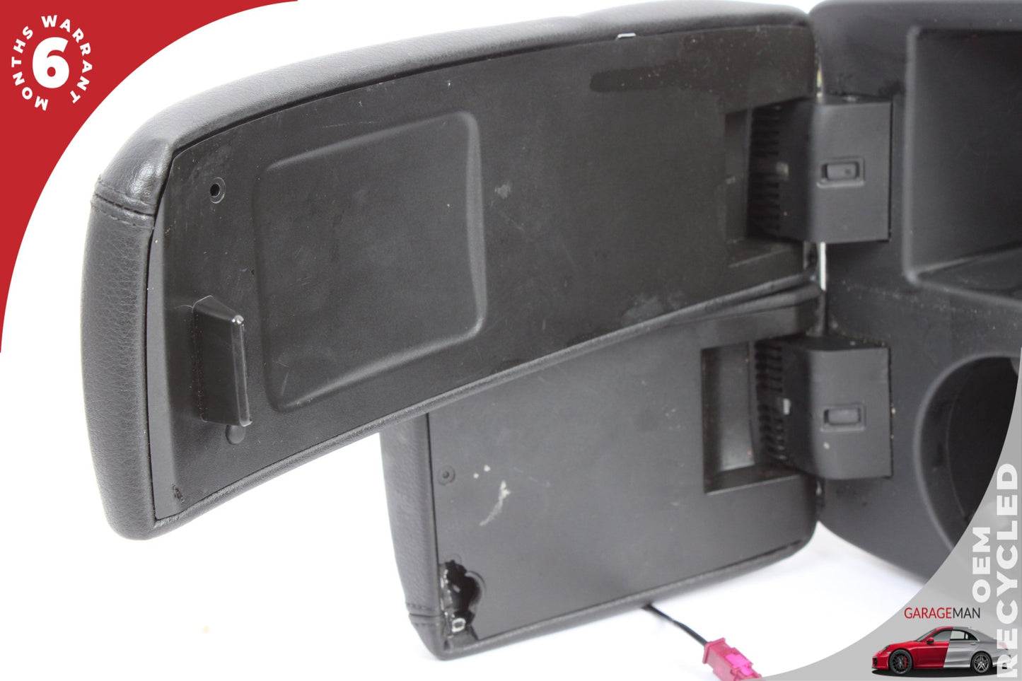 2007-2015 Audi Q7 Front Center Console Arm Rest Lid w/ Cup Holder 4L1864207 OEM