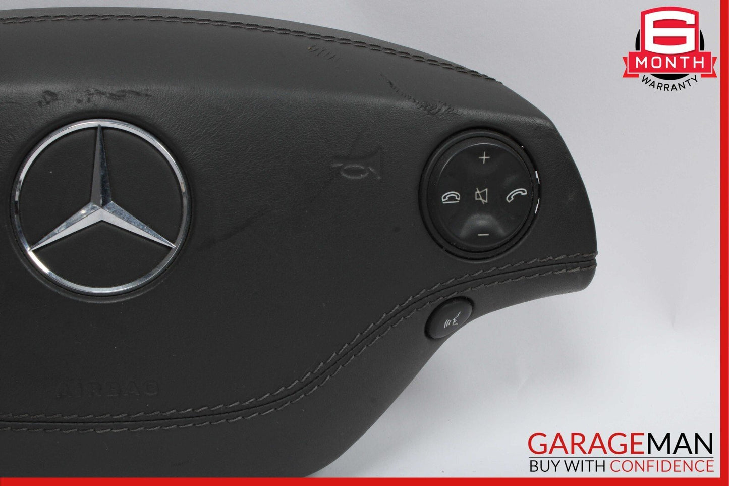 07-10 Mercedes W221 S550 CL500 CL550 Steering Wheel Airbag Air Bag Black OEM