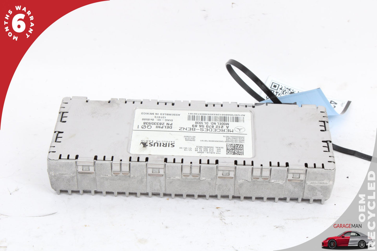 10-17  Mercedes-Benz E350 W212 Sedan Sirius Satellite Radio Receiver 2128705689