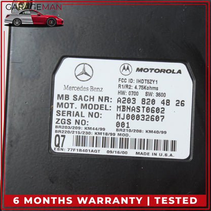 1997-2009 Mercedes R170 SLK320 SL500 Voice Command Control Module 2038204826 OEM