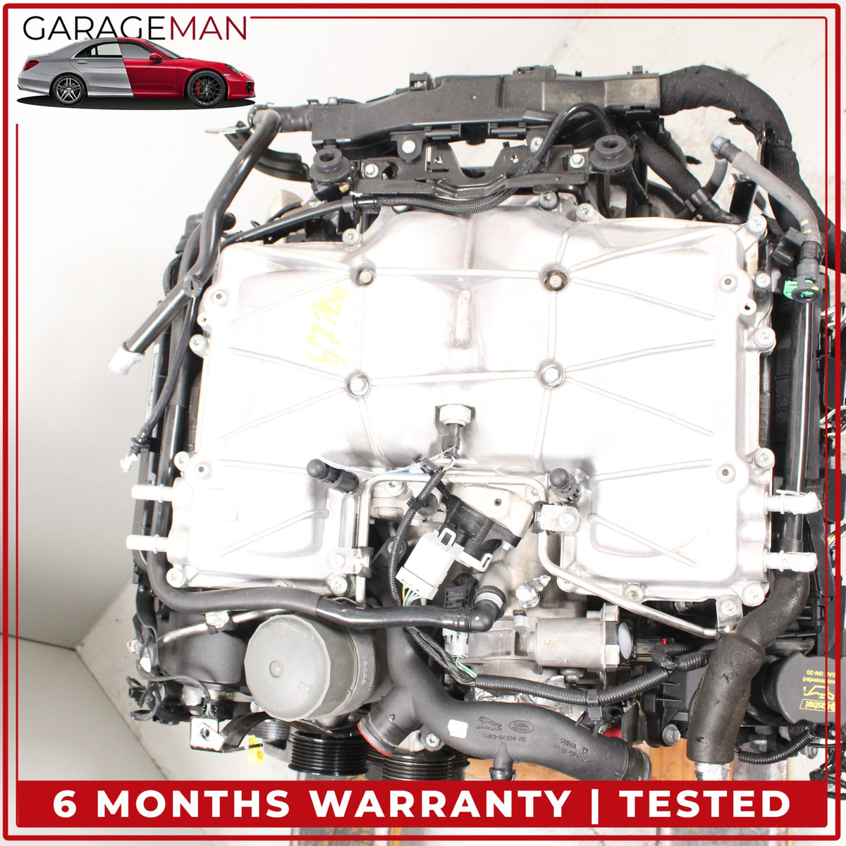 2014-2020 LR Range Rover L405 4WD 3.0L Complete Engine Motor AJ126 OEM 127k