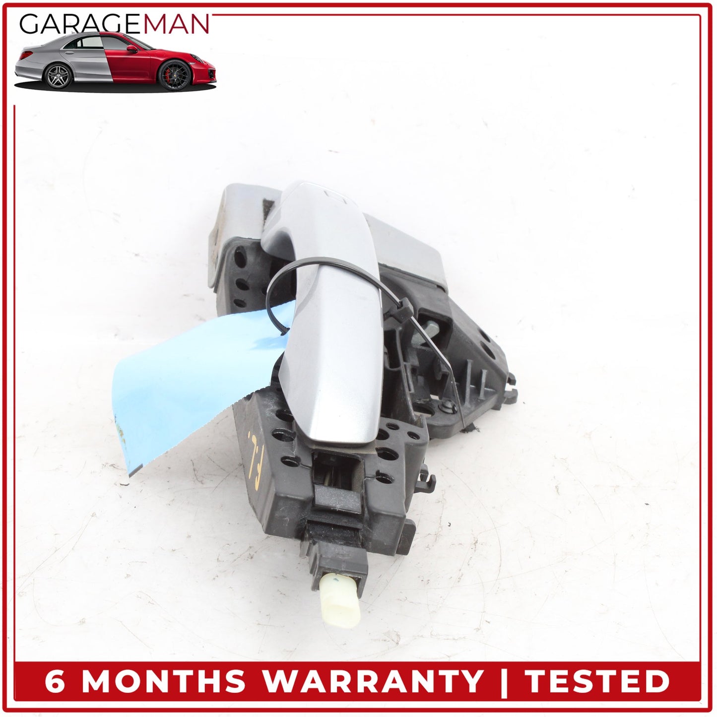 2017-2024 Audi Q7 Front Left Side Exterior Door Handle Silver 4M1837885A OEM