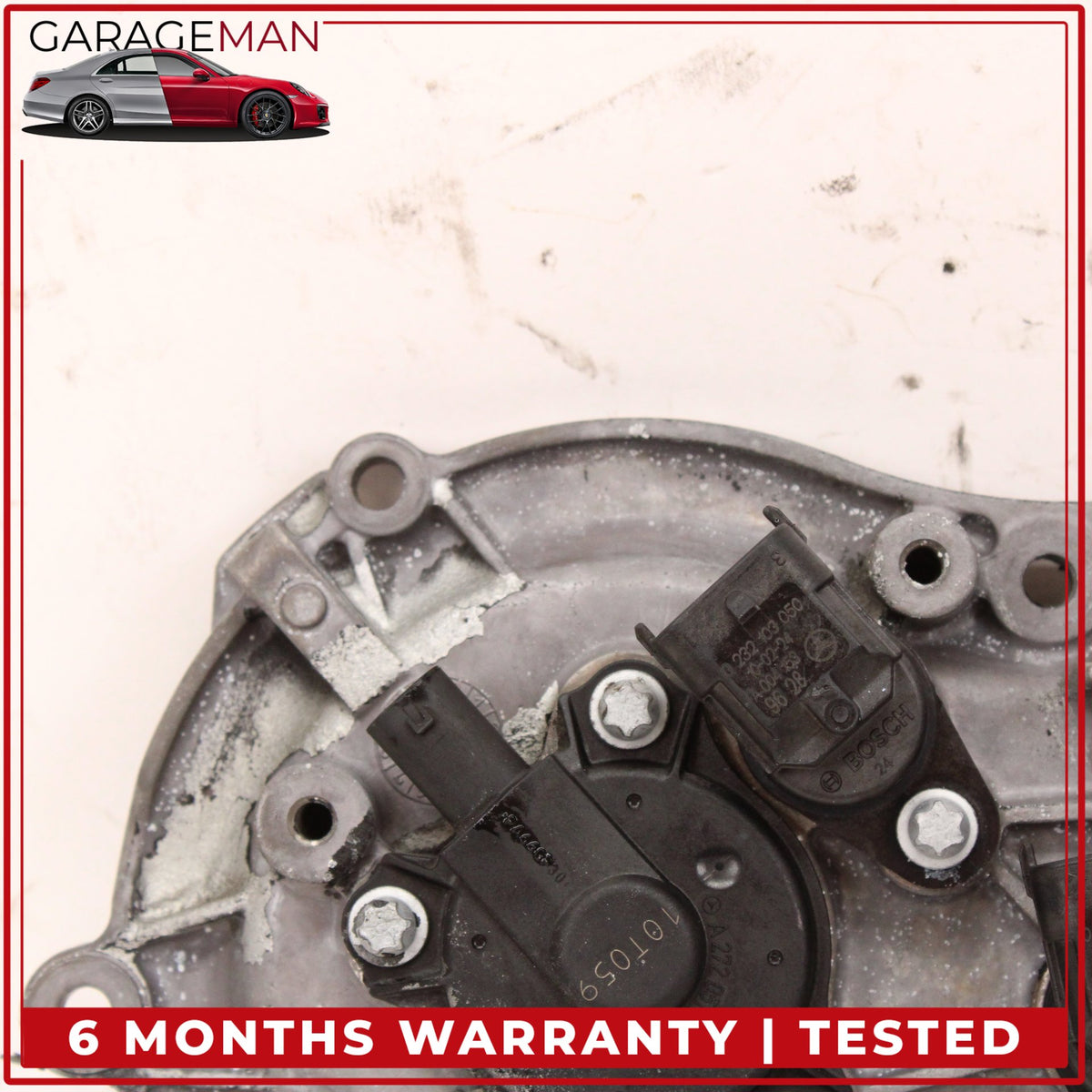 2005-2013 Mercedes W221 S550 Front Left Timing Chain Cover Plate 2720150201 OEM