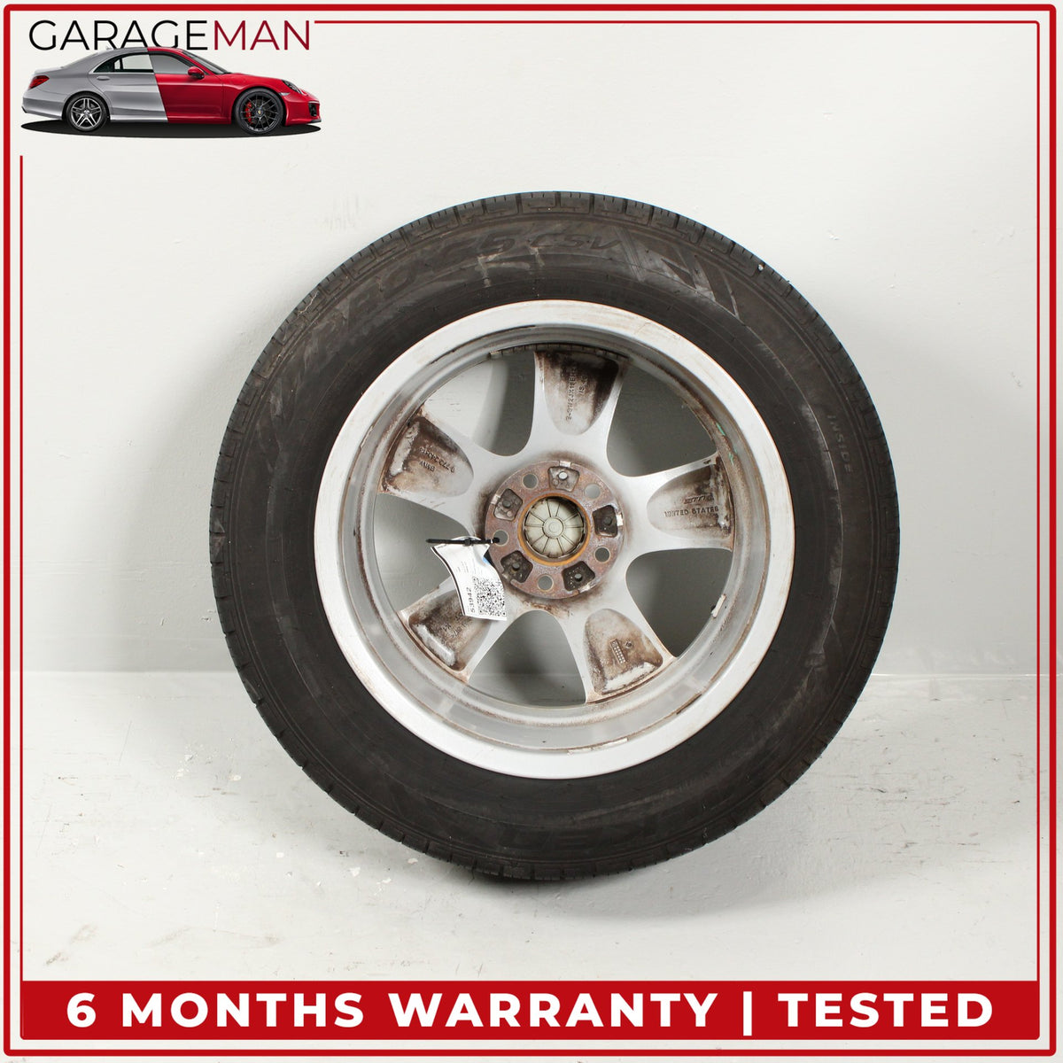 2007-2013 BMW X5 E70 Front or Rear Wheel Rim w/ Tire 8.5JX18EH2 IS46 6772243 OEM