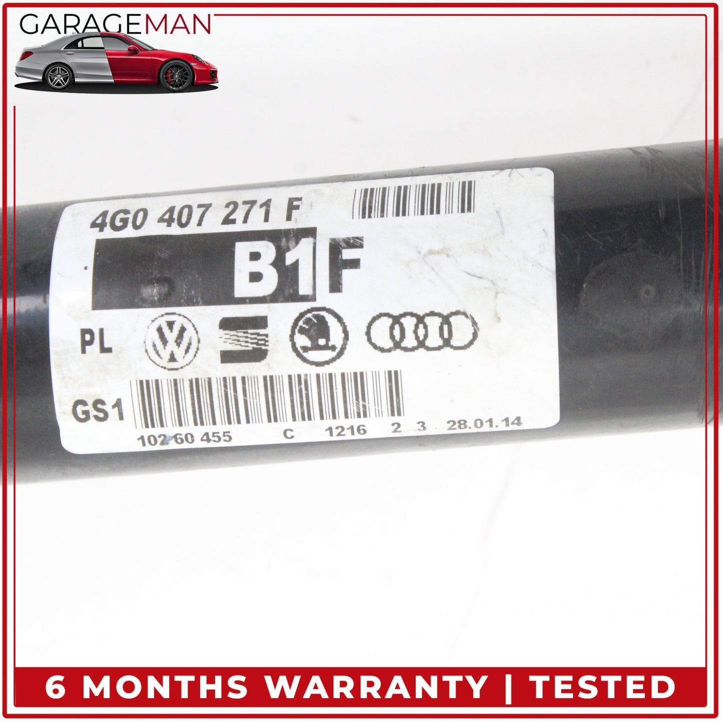 2012-2018 Audi A6 A7 Front Left or Right Side CV Axle Drive Shaft 4G0407271F OEM