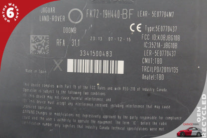 2013-2023 Jaguar XF XE X260 Anti Theft Keyless Entry Module FK7219H440BF OEM