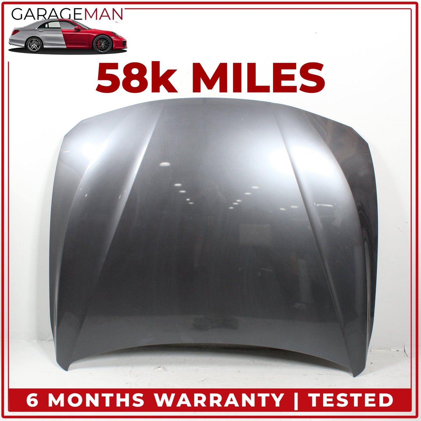 2012-2020 BMW 430i Gran Coupe Front Hood Bonnet Panel Mineral Gray Metallic OEM