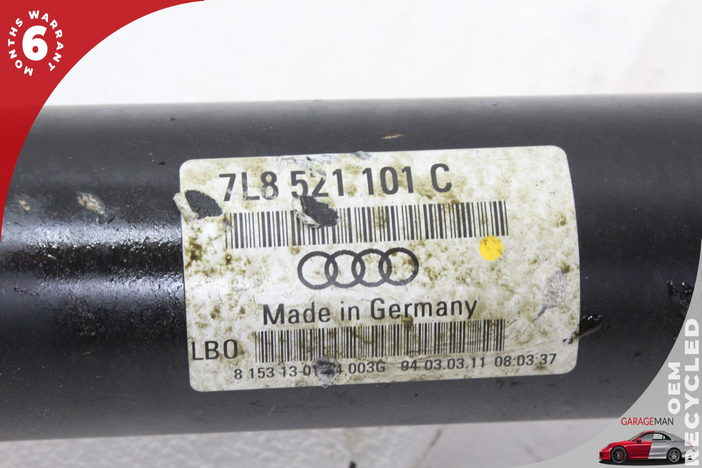 2010-2015 Audi Q7 AWD 3.0L Front Propeller Driveshaft Drive Shaft 7L8521101C OEM