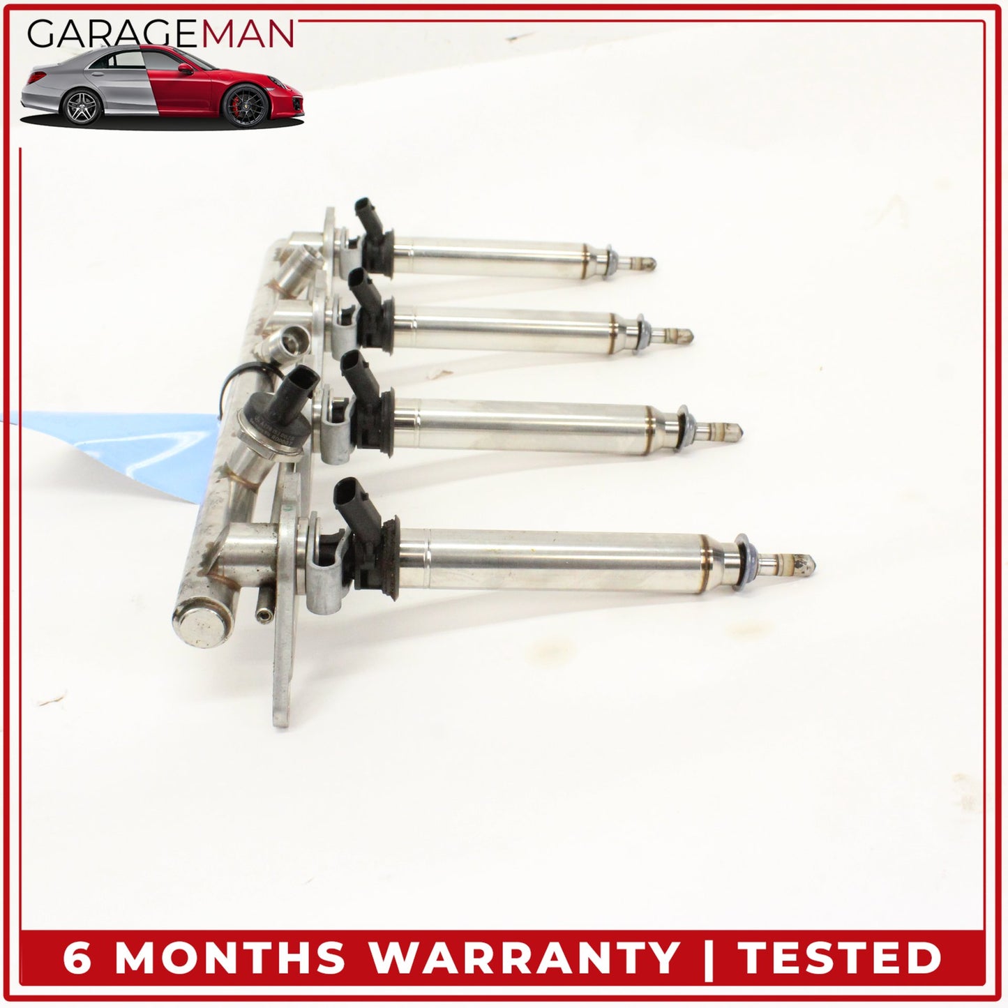 2011-2018 Mercedes W216 CL550 Fuel Injection Rail Line w/ Injectors Right Side