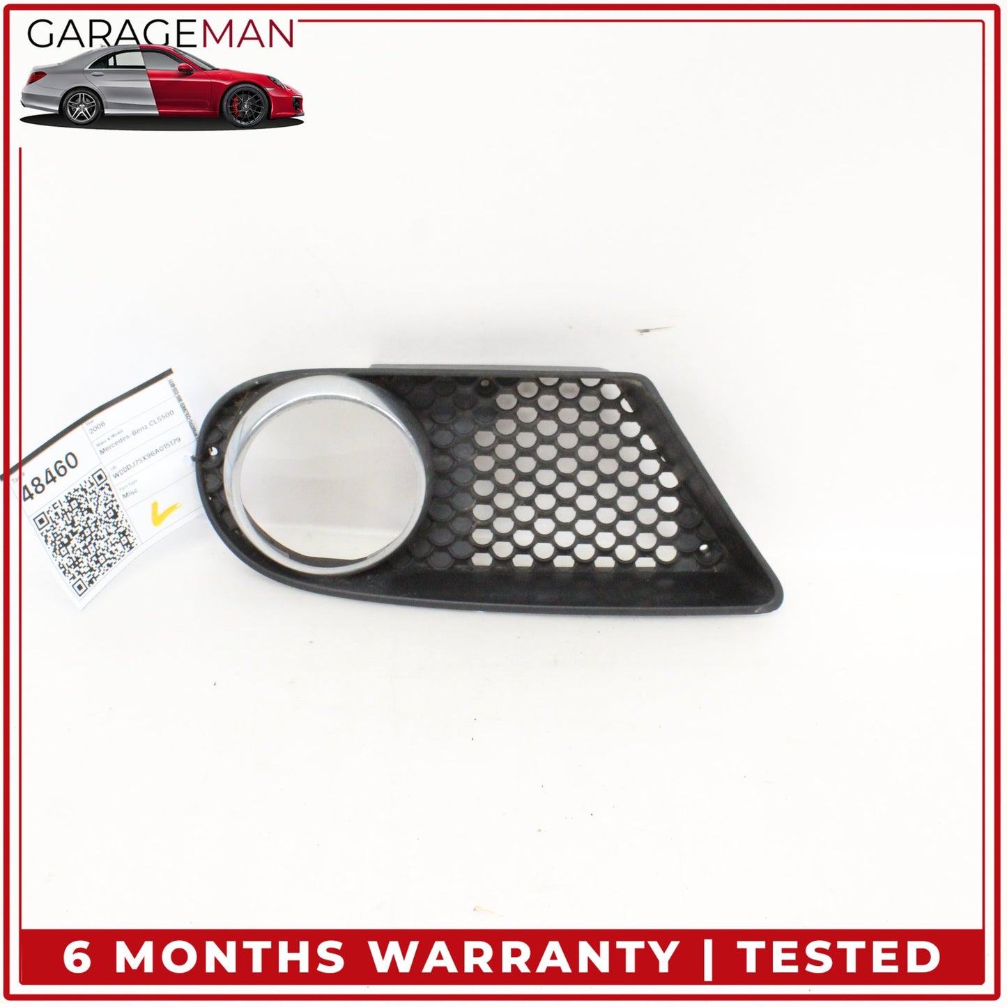 2006-2011 Mercedes W219 CLS500 Front Left Side Fog Light Bumer Cover Grille OEM