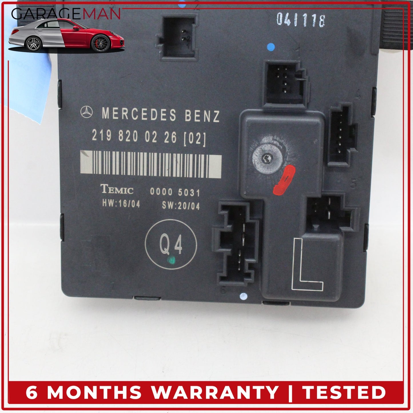 2006-2011 Mercedes W219 CLS500 Rear Left Side Door Control Module 2198200226 OEM
