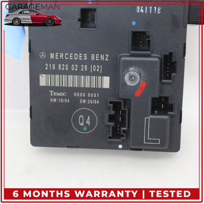 2006-2011 Mercedes W219 CLS500 Rear Left Side Door Control Module 2198200226 OEM