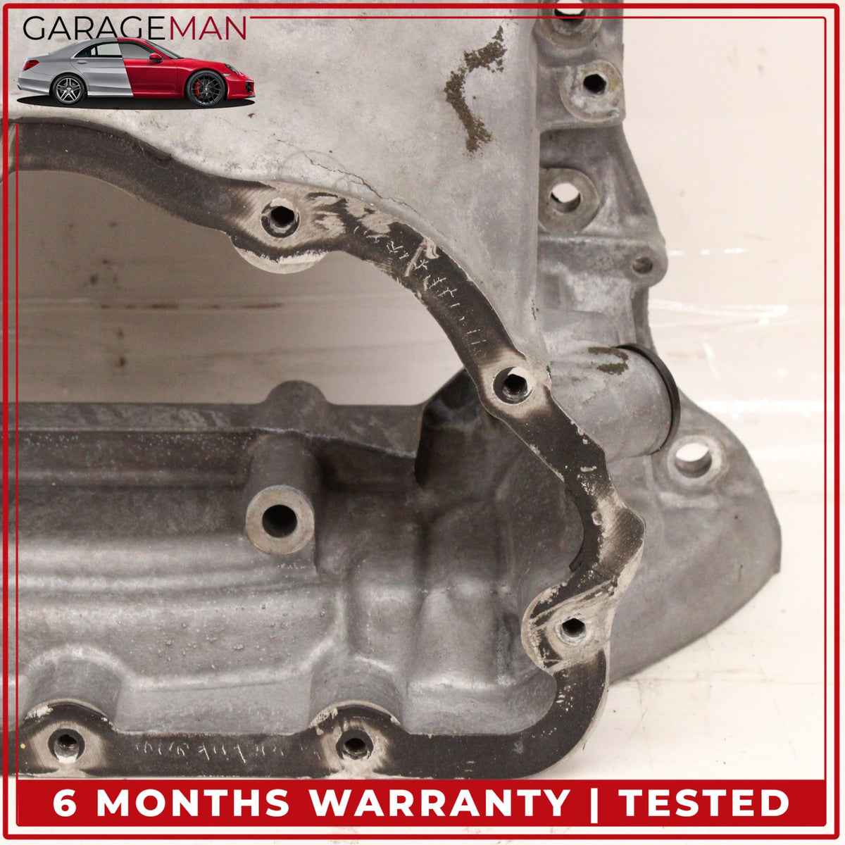2012-2015 Mercedes W212 E400 E350 M276 RWD Upper Oil Pan Section 2760141802 OEM