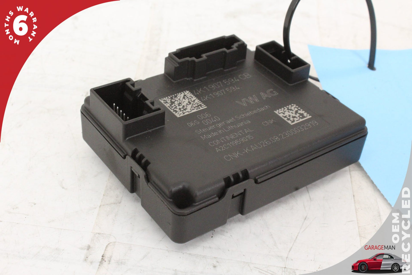 2022-2024 Audi A3 Sedan Sunroof Control Module 4K1907594CB