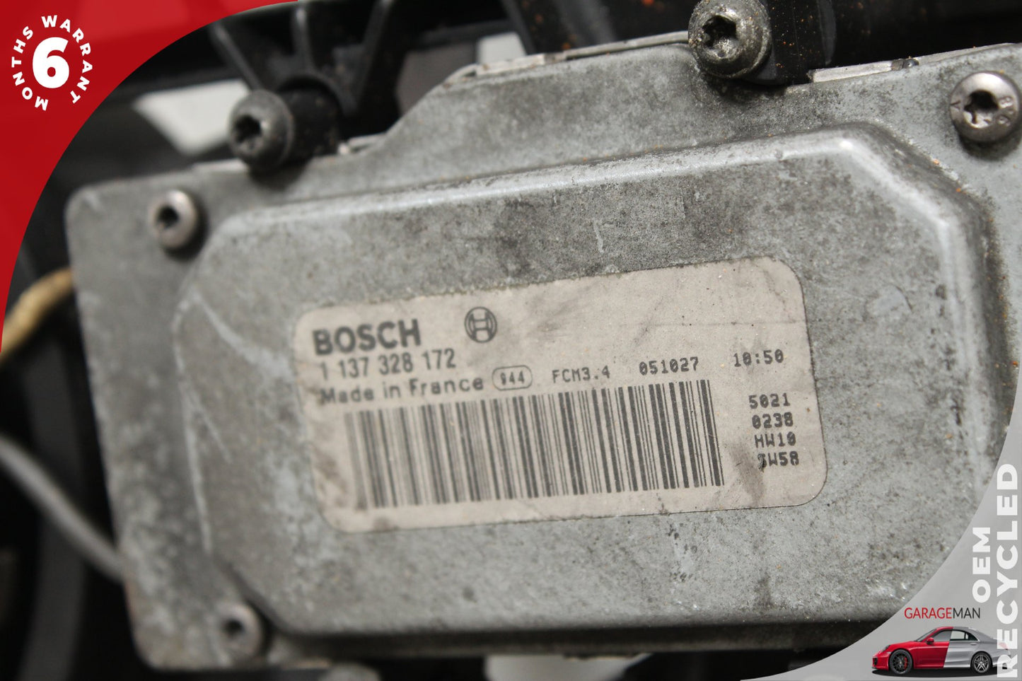 2003-2010 Porsche Cayenne 957 Radiator Dual Cooling Fan Motor Assembly OEM