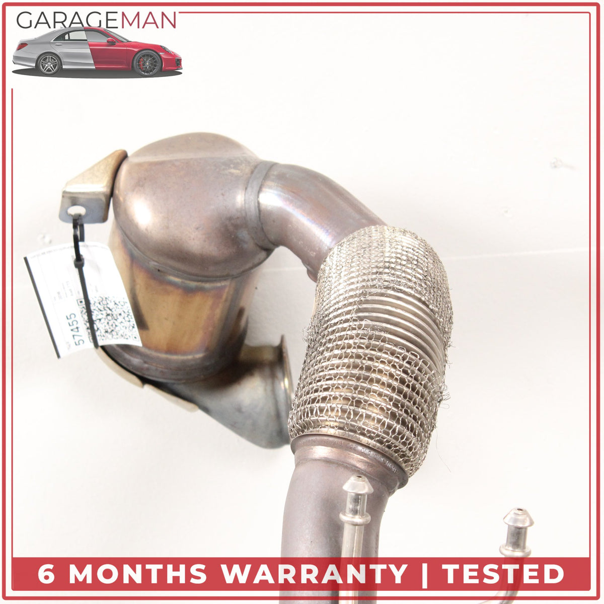 2014-2017 Audi TTS 8S Coupe 2.0L Engine Exhaust Downpipe Assembly 5Q0131690D OEM